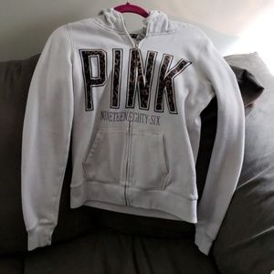 PINK VS cheetah print hoodie!